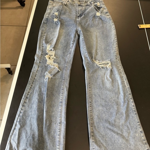 SHEIN \ Temu || Denim Jeans Size XL - Picture 3 of 12